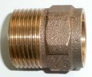 Rotgu�-L�tfitting �bergangsnippel Typ 4243g - 10 x 3/8'' Au�engewinde