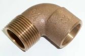 Rotgu�-L�tfitting �bergangswinkel Typ 4092g - 12 x 3/8'' Au�engewinde