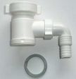 Anschlu�-Zwischenst�ck 11/2'' PP mit Schlauchanschlu�