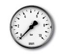 Syr Manometer 1/4'' 0-10bar f�r Syroblock und alle Druckminderer-Modelle