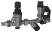 Sicherheitsgruppe 1/2'' 6 bar mit Druckminderer f�r Warmwasserspeicher