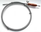 Rohrreinigungswelle mit verstellbarem Handgriff  5 mtr.