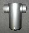 Edelstahl-Abgas-Schalld�mpfer  130mm  T-Form