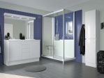 Kinedo Kpl.-Dusche Kinemagic Royal f�r Badewannenaustausch, Eck-Ausf�hrung niedrig mit offenem Einstieg