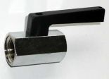 Mini-Kugelhahn mit langem Hebel 1/8'' Innengewinde