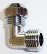 Winkel - Quetschverschraubung 8mm x 3/8'' AG verchromt