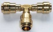 T-St�ck - Kupplung 16x2mm als Steckfitting f�r MSV-Rohr
