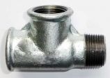 Temperguss Fitting T-St�ck 3/4'' IG-IG-AG verzinkt  Nr. 134