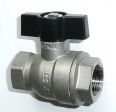 Edelstahl-Kugelhahn mit Fl�gelgriff mit 1/4'' Innengewinde