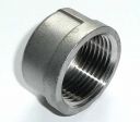 Edelstahl  Rundkappe 1/8''