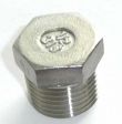 Edelstahl  Sechskant-Stopfen 1/8''