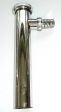 Verstellrohr 1 1/4'' verchromt mit Schlauchanschlu� 90�