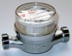 Wohnungs-Kaltwasserz�hler Qn 1,5 - 1/2'' mit 3/4'' AG,  Baul�nge 80 mm