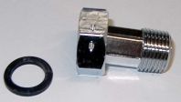 Wasserz�hler - Verschraubung 1/2'' verchromt mit Dichtung